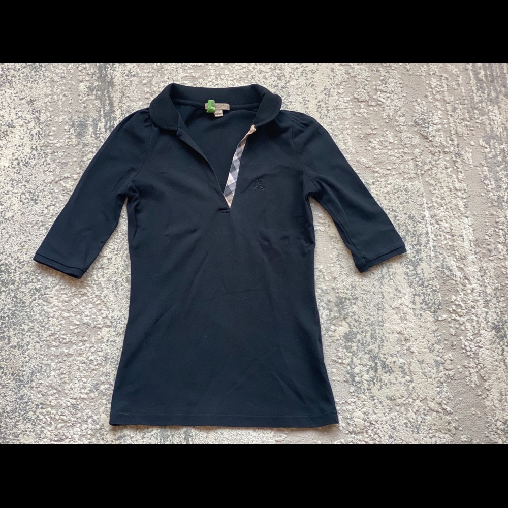 Burberry Brit Polo Three-quarter Sleeve XS